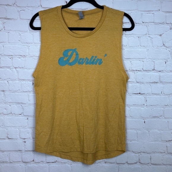 Darlin Next Level sleeveless tank, sz L - Picture 1 of 4
